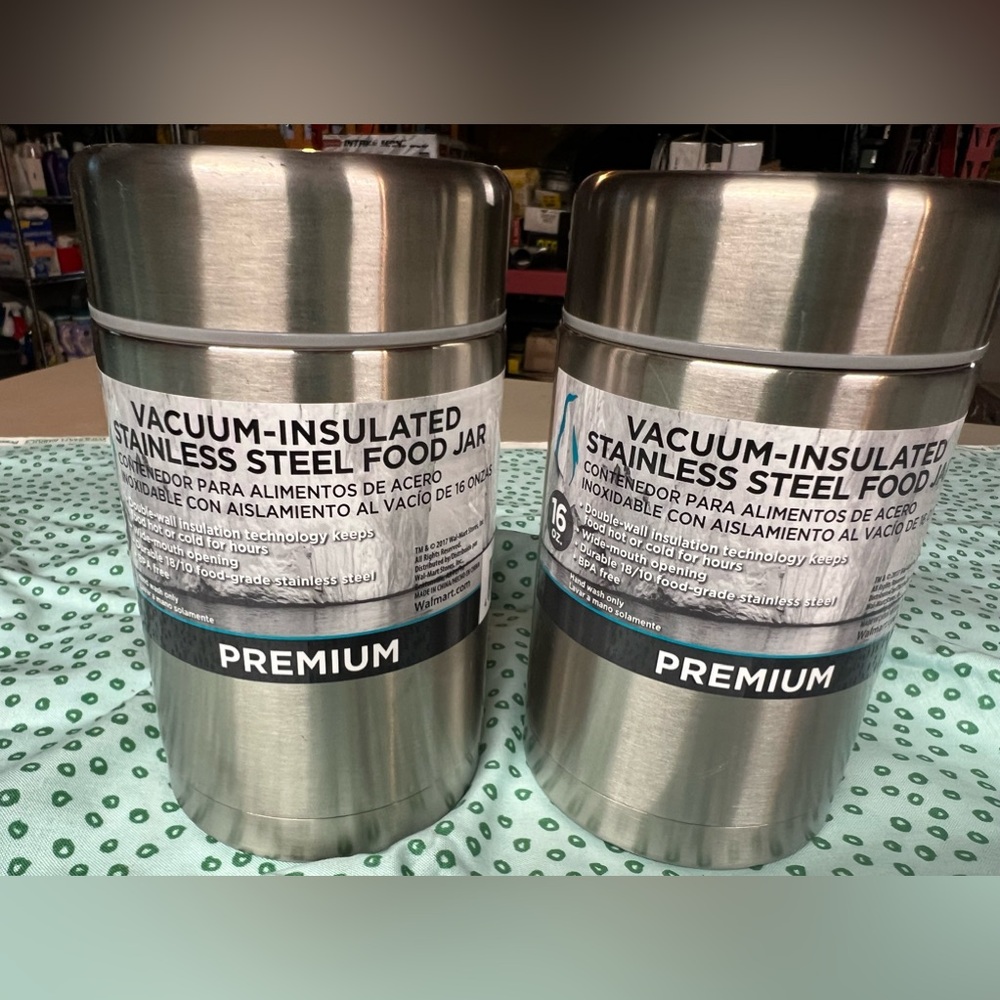 Vacuum seal, stainless steel food container